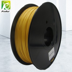 Pinrui chất lượng cao 1kg Máy in 3D PLA Dây tóc vàng màu vàng
